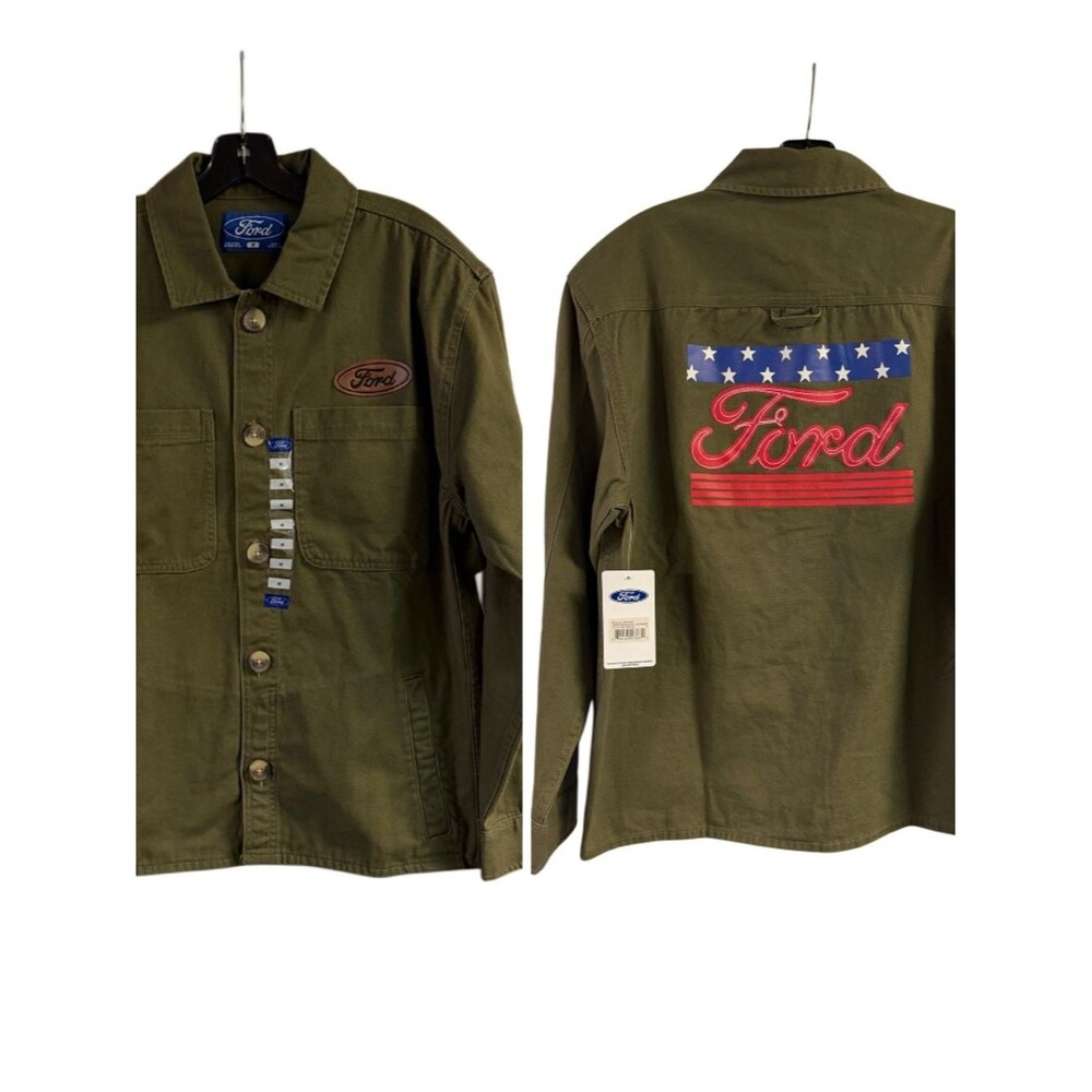 NWT Ford Americana Heavy Twill Chore Jacket Size M